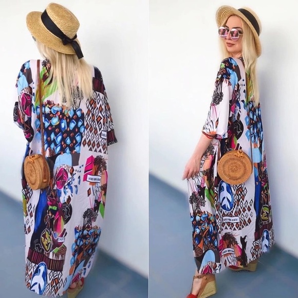 5⭐️Fave! Boho Kimono Duster - Picture 3 of 7
